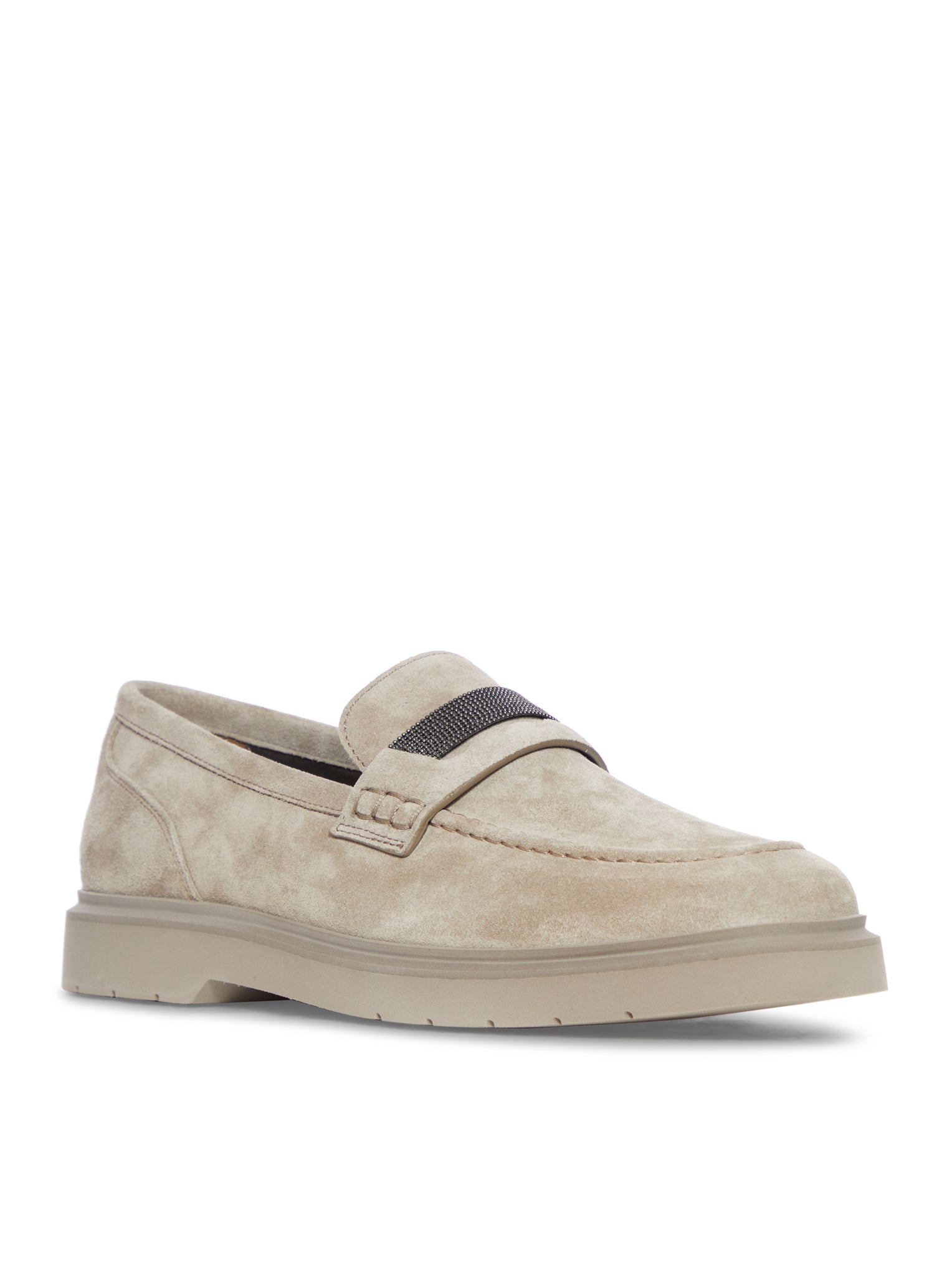 PENNY LOAFER IN CAMOSCIO CON MONILE