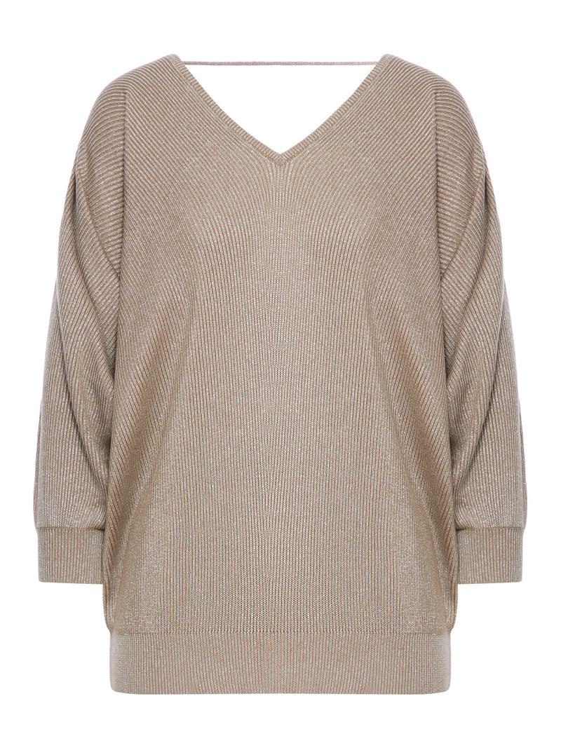 MAGLIONE SCOLLO A V