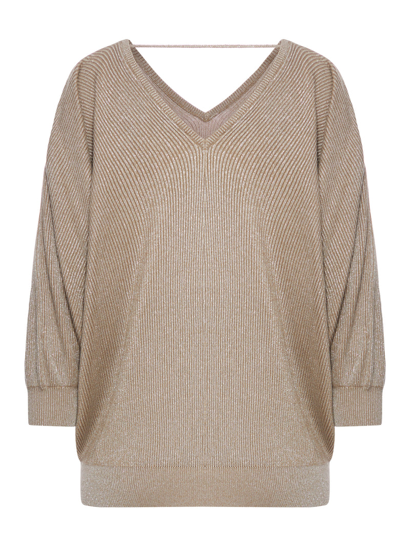 MAGLIONE SCOLLO A V