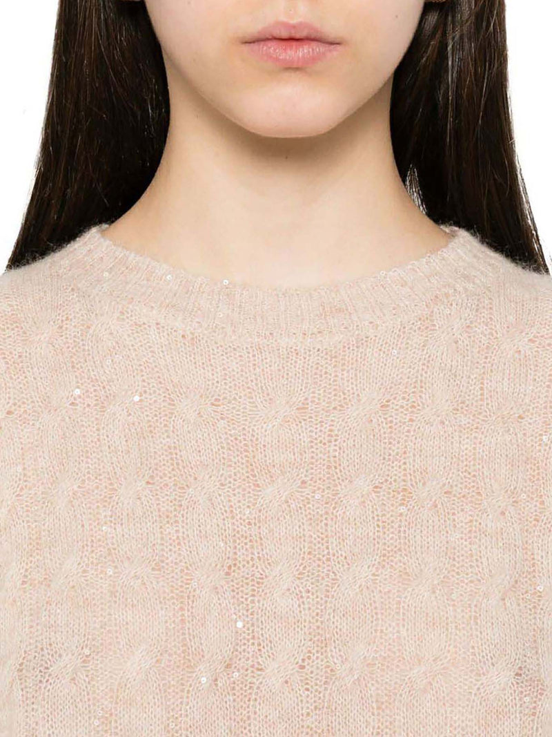 MAGLIONE CON CAPPUCCIO IN  MISTOCASHMERE