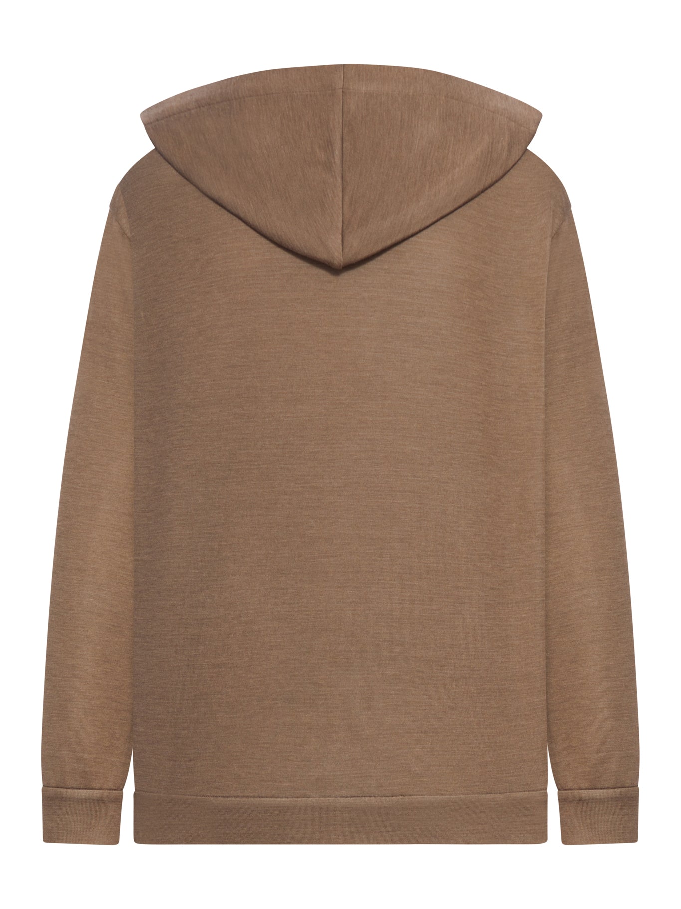FELPA CON ZIP E CAPPUCCIO