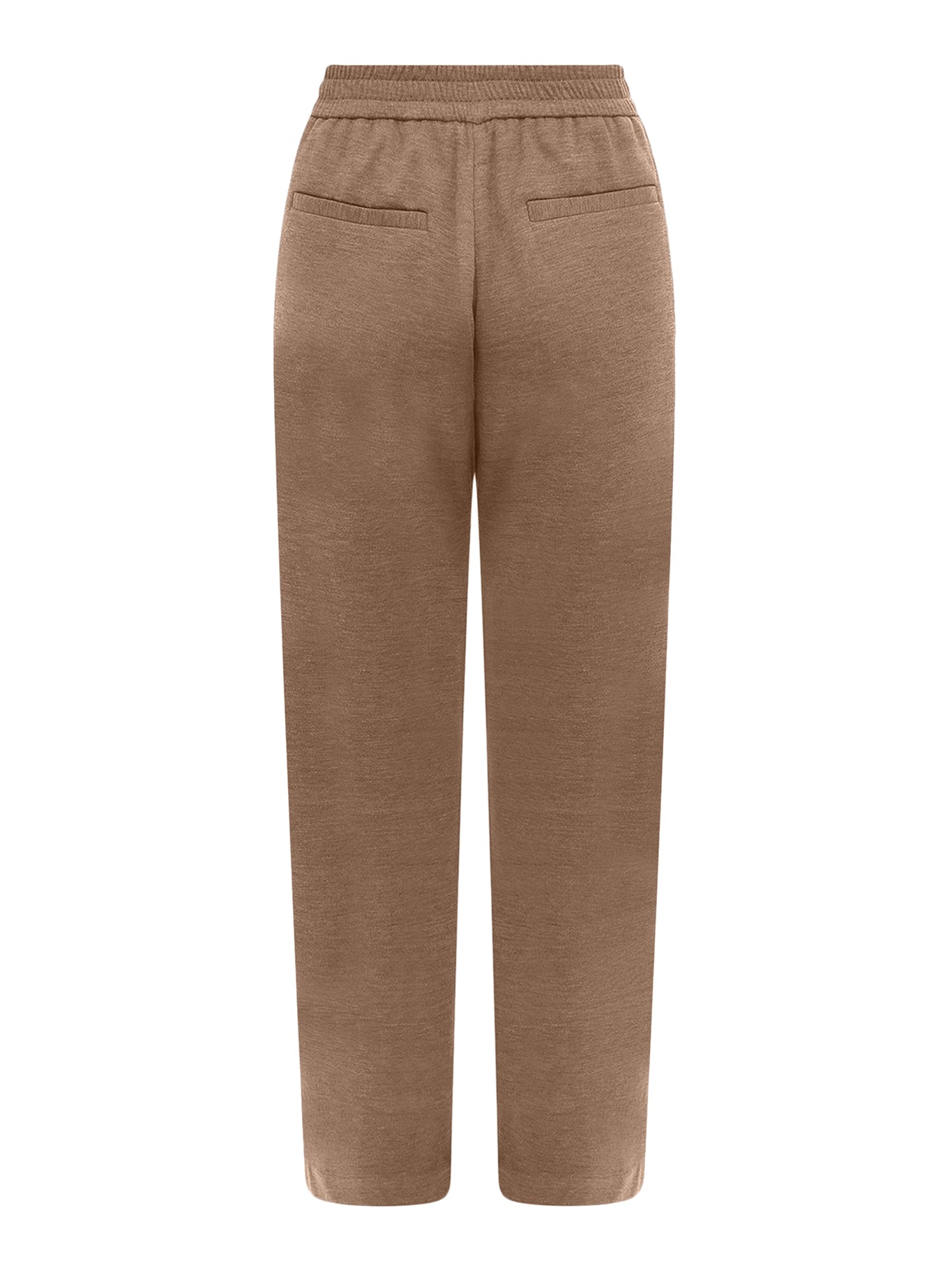 PANTALONI LARGHI COMFORT IN COTONE E SETA