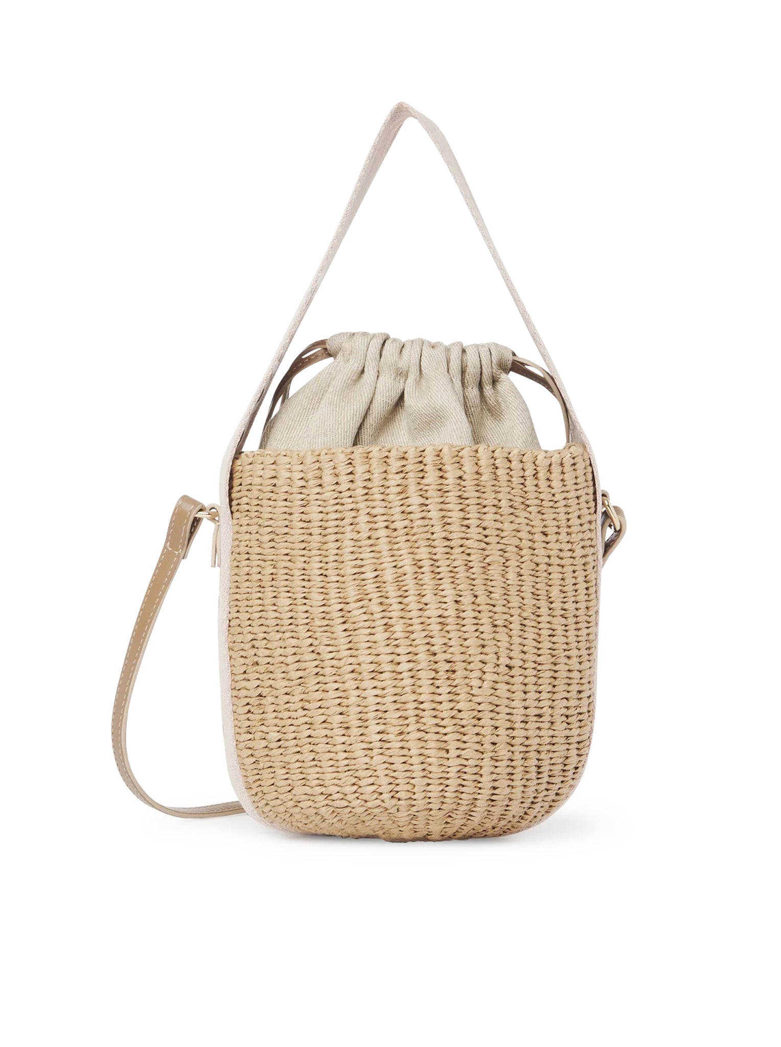 BORSA WOODY PICCOLA IN FIBRE NATURAL