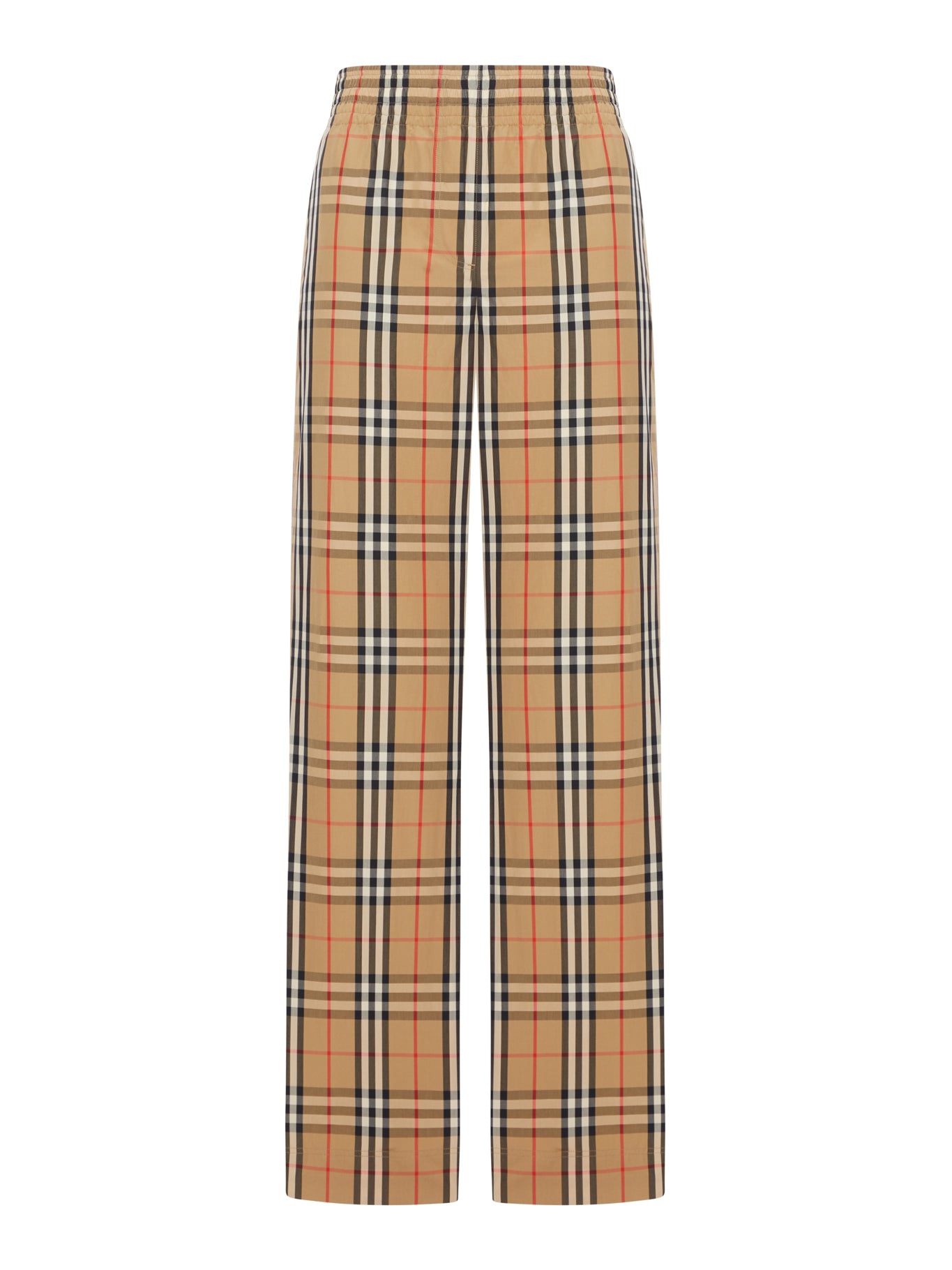 PANTALONE IN COTONE CHECK