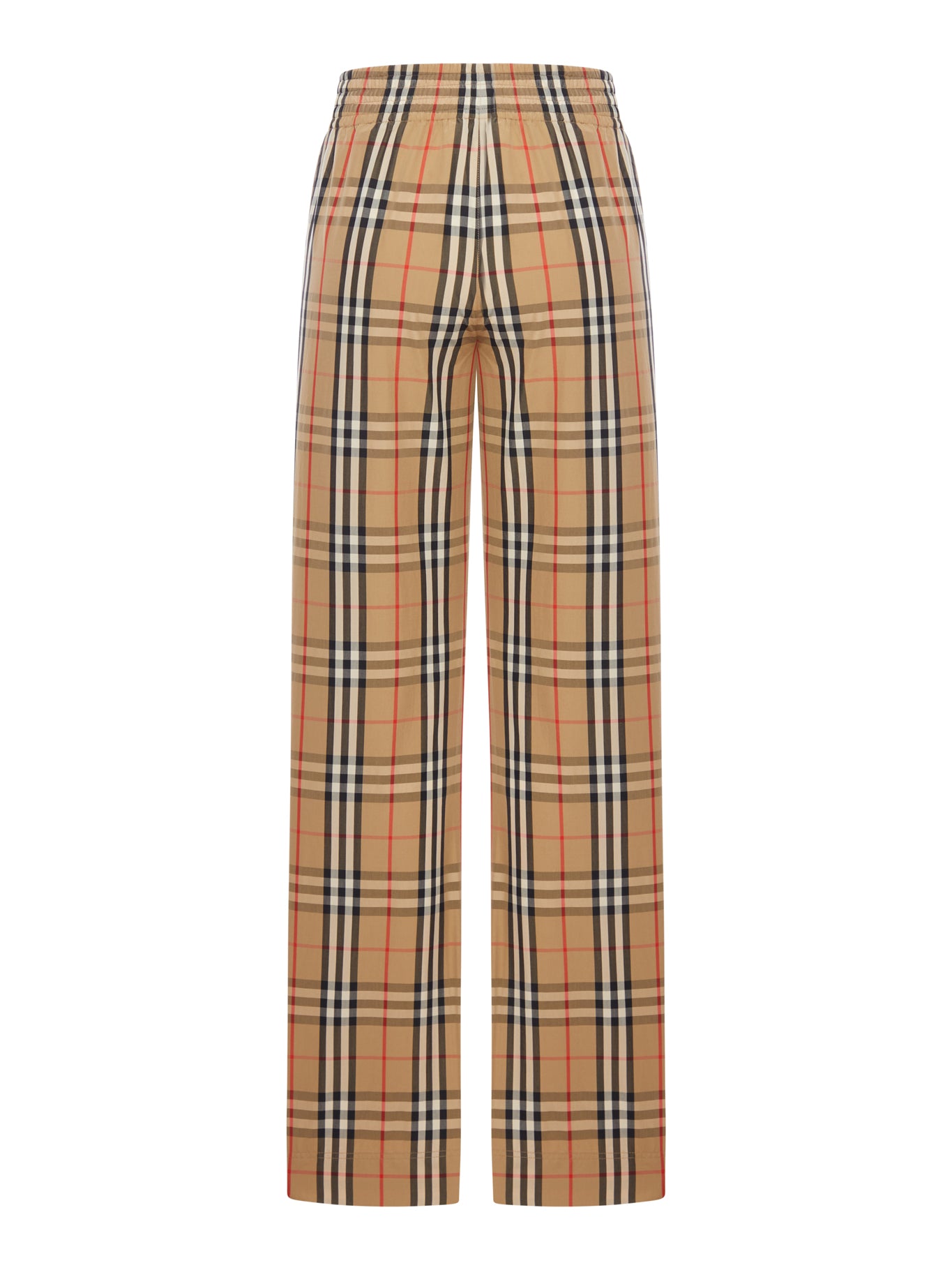 PANTALONE IN COTONE CHECK