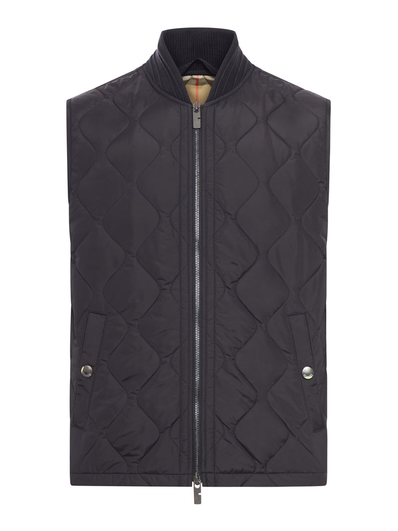 GILET IN NYLON TRAPUNTATO