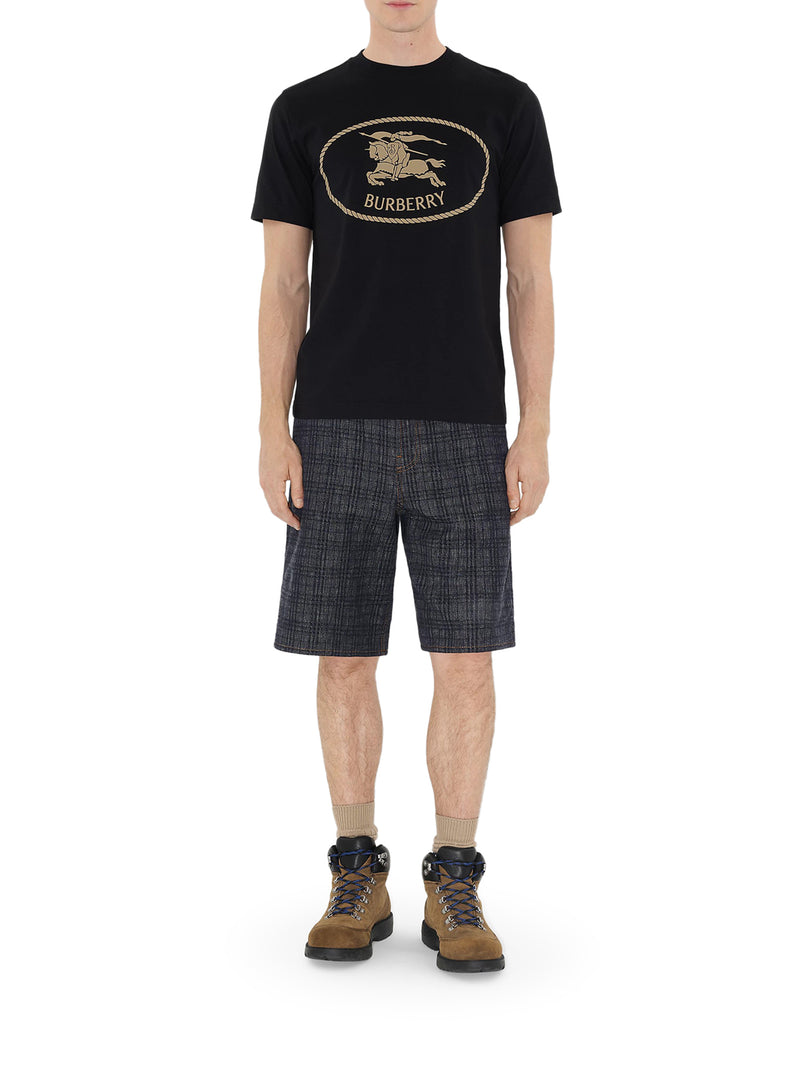 T-SHIRT IN COTONE CON LOGO FRONTALE