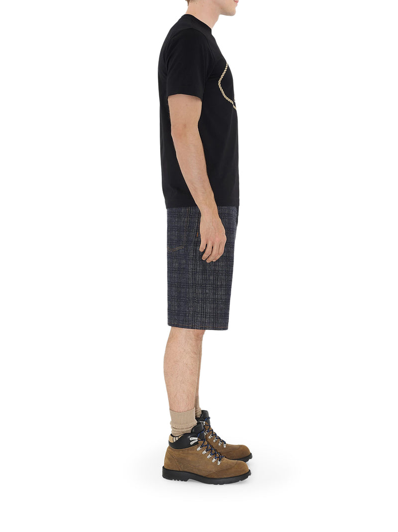 T-SHIRT IN COTONE CON LOGO FRONTALE