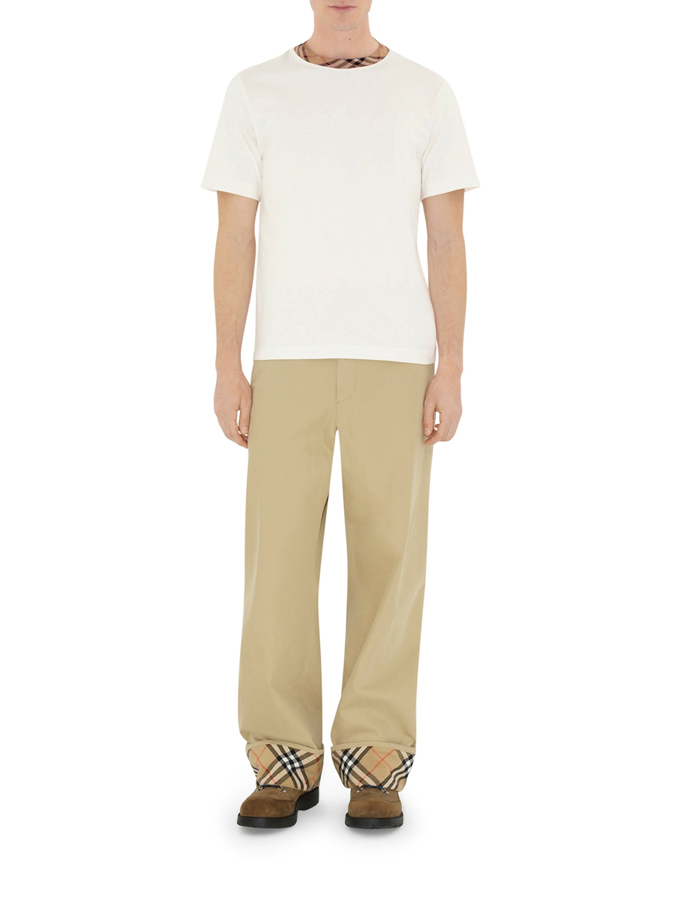 PANTALONI IN GABARDINE