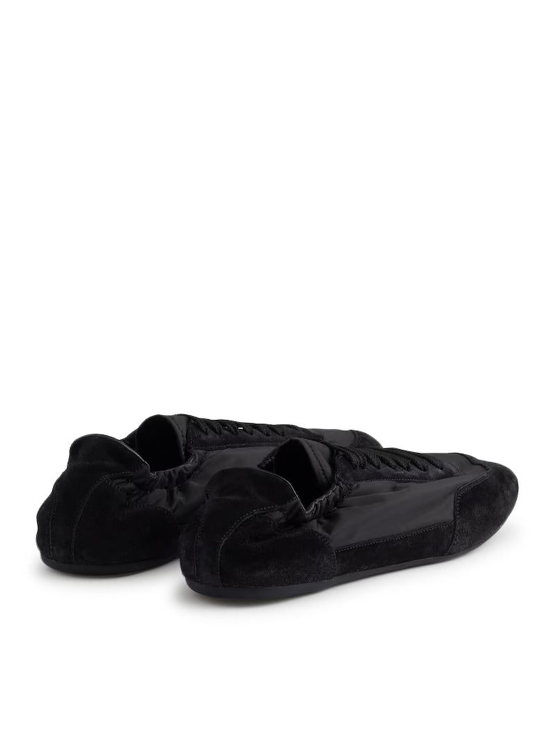 SNEAKERS COLLAPSE IN RE-NYLON E PELLE SCAMOSCIATA