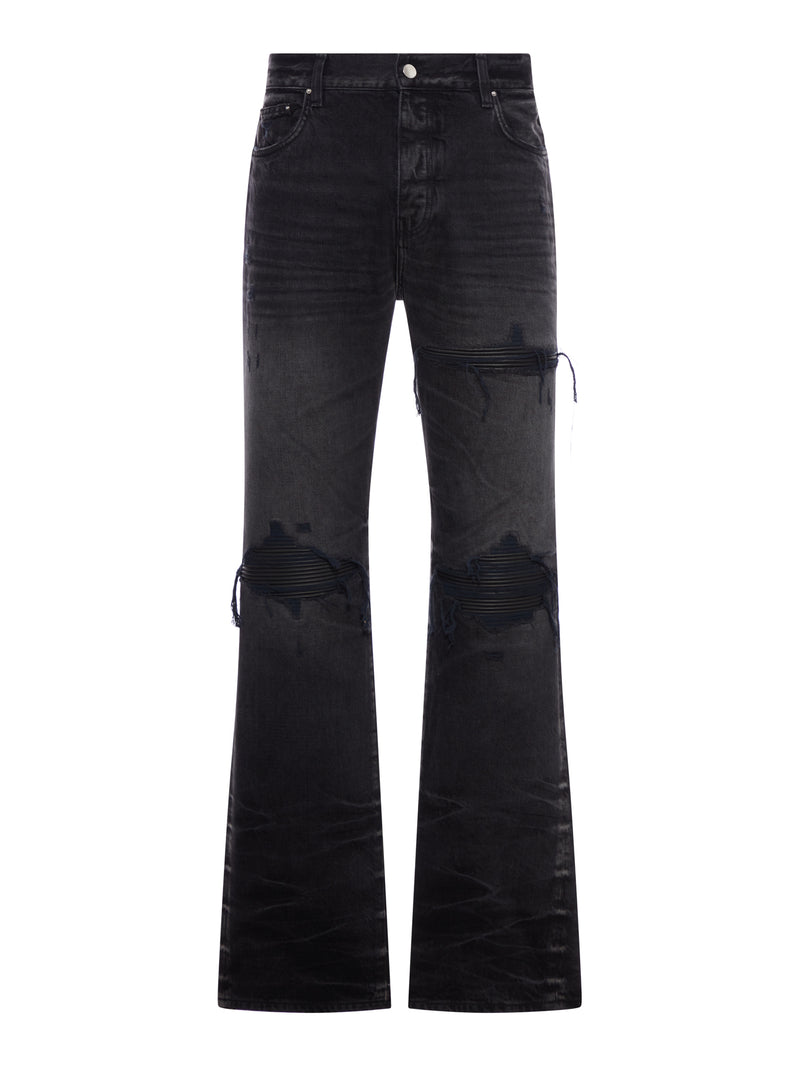 LEATHER STRAIGHT MX1 JEANS