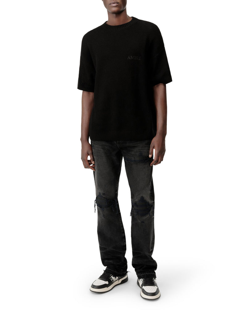 LEATHER STRAIGHT MX1 JEANS