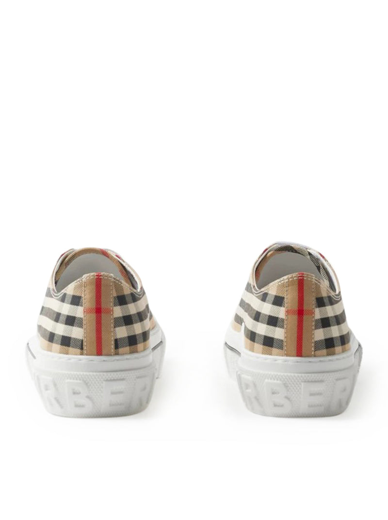 SNEAKERS IN COTONE CHECK