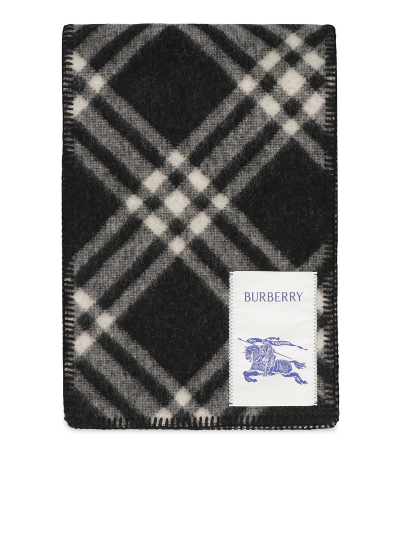 SCIARPA IN LANA CHECK