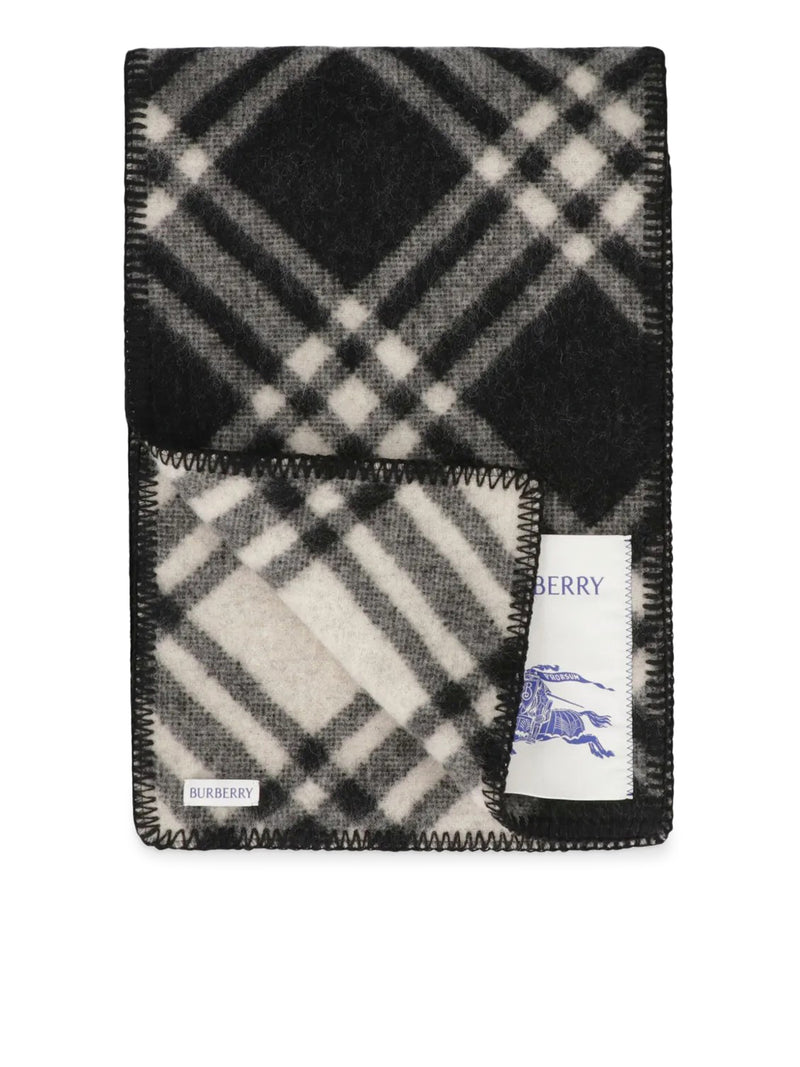 SCIARPA IN LANA CHECK