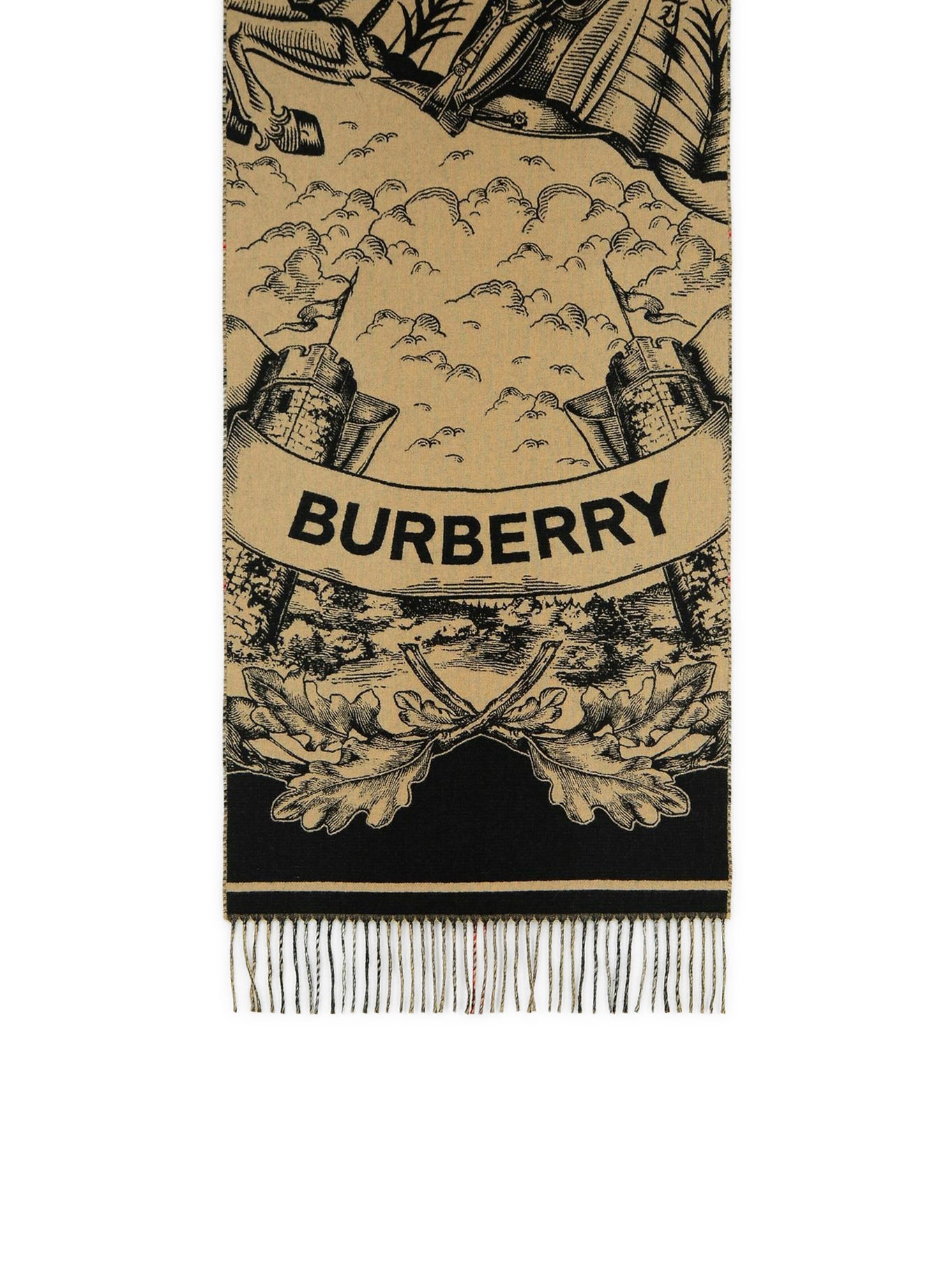 SCIARPA `MU GALLANT` IN CASHMERE BEIGE