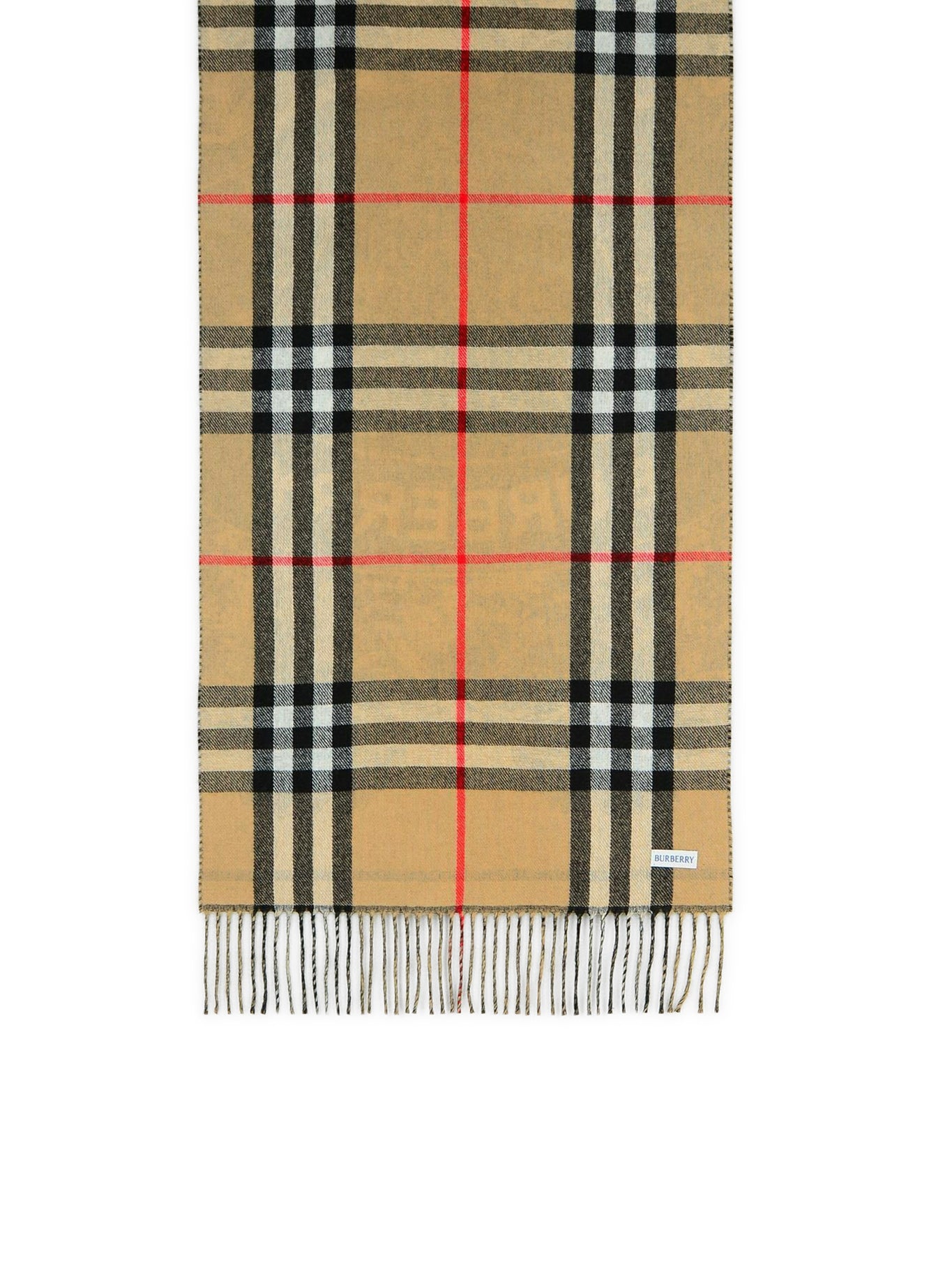 SCIARPA `MU GALLANT` IN CASHMERE BEIGE