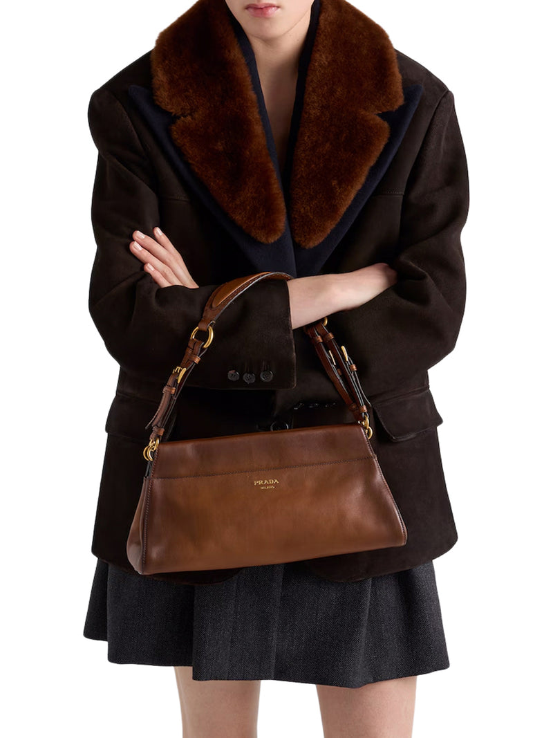 BORSA ENCHAÎNÉ MEDIUM IN PELLE