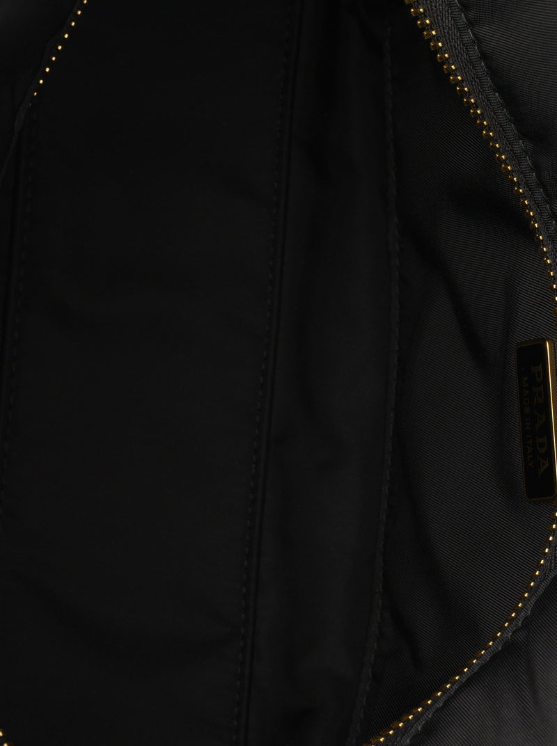 BORSA EXPLORE MEDIUM IN RE-NYLON CON PATTINA