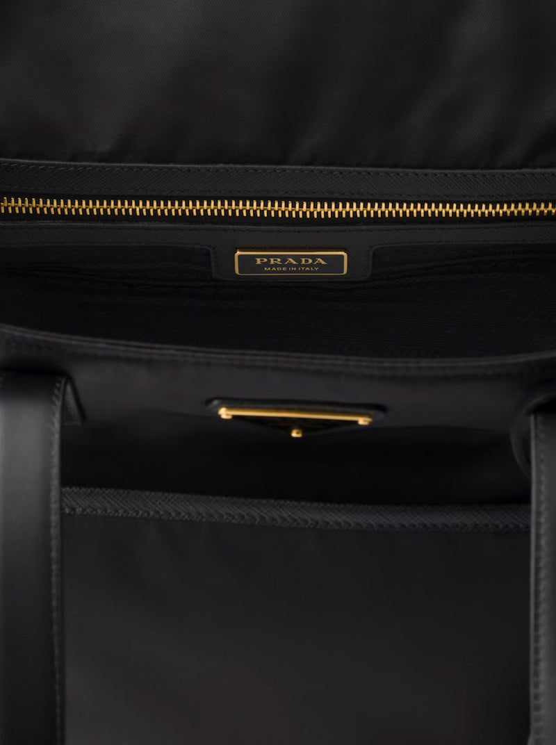 BORSA SHOPPING RE-EDITION 1978 MEDIUM IN RE-NYLON E SAFFIANO