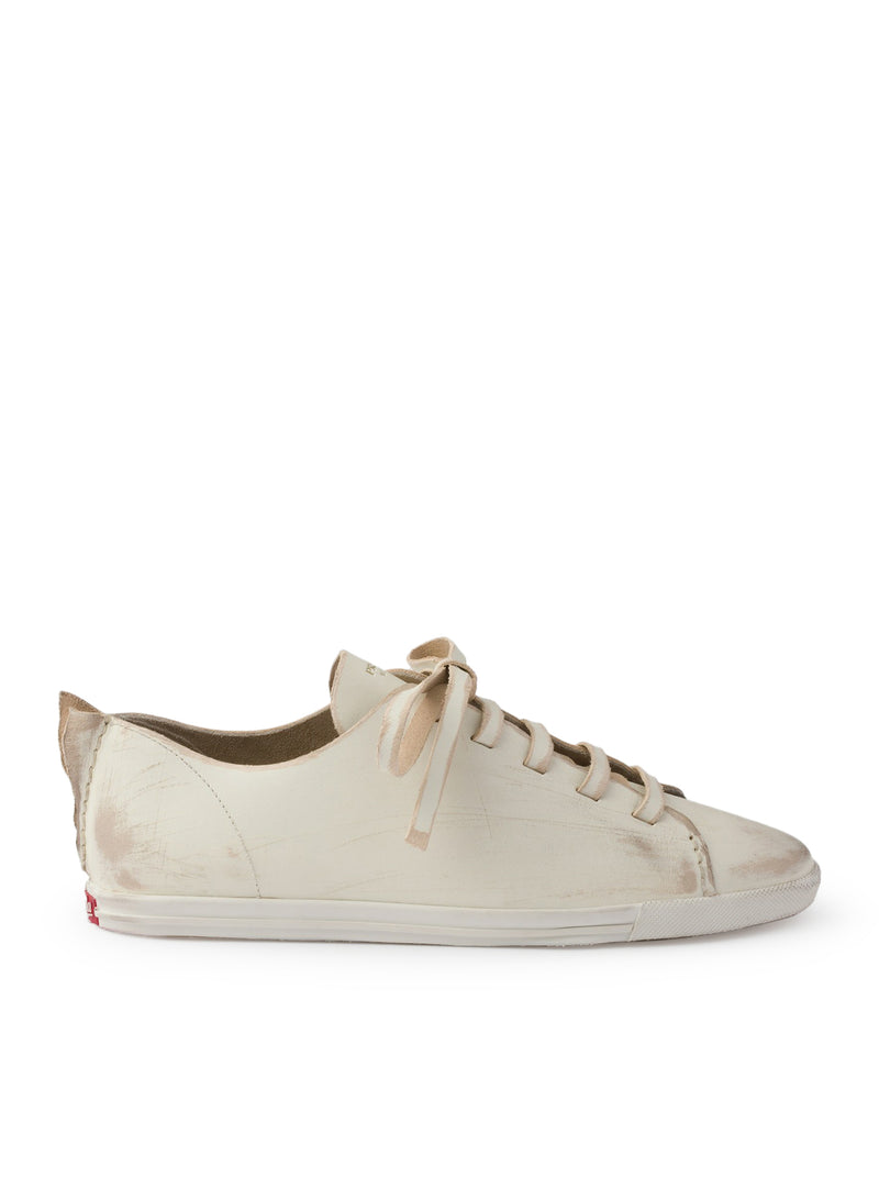 SNEAKERS IN PELLE ANTICATA