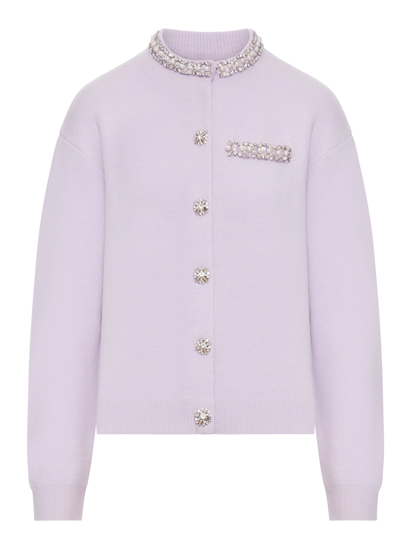 CARDIGAN CON FINITURE IN CRISTALLO