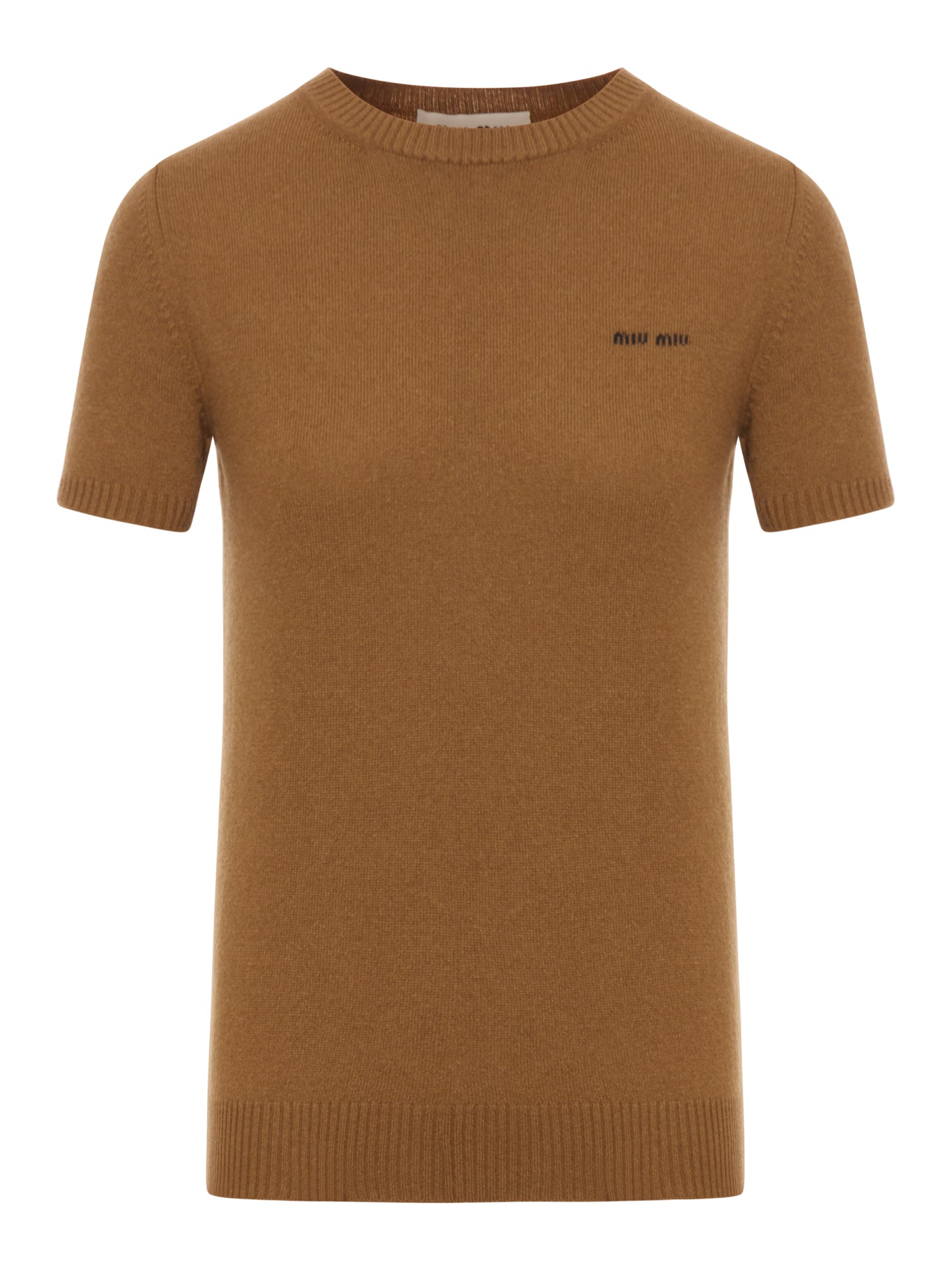 MAGLIA A MANICHE CORTE IN CASHMERE