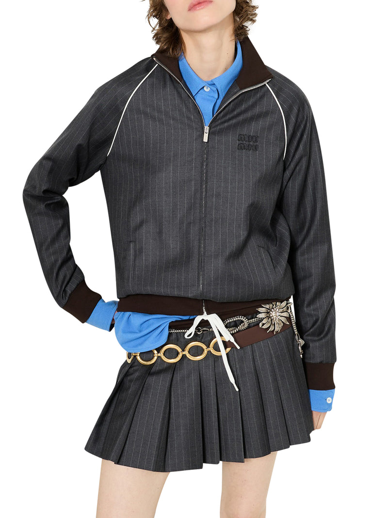 MINIGONNA IN GESSATO PLISSÉ