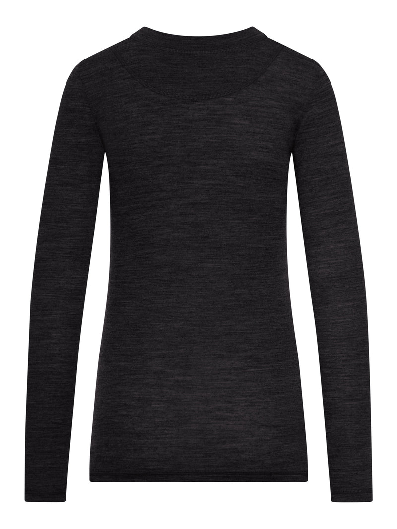 T-SHIRT A MANICHE LUNGHE CON LOGO STAMPATO