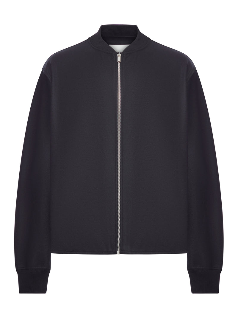 GIACCA CON ZIP IN LANA