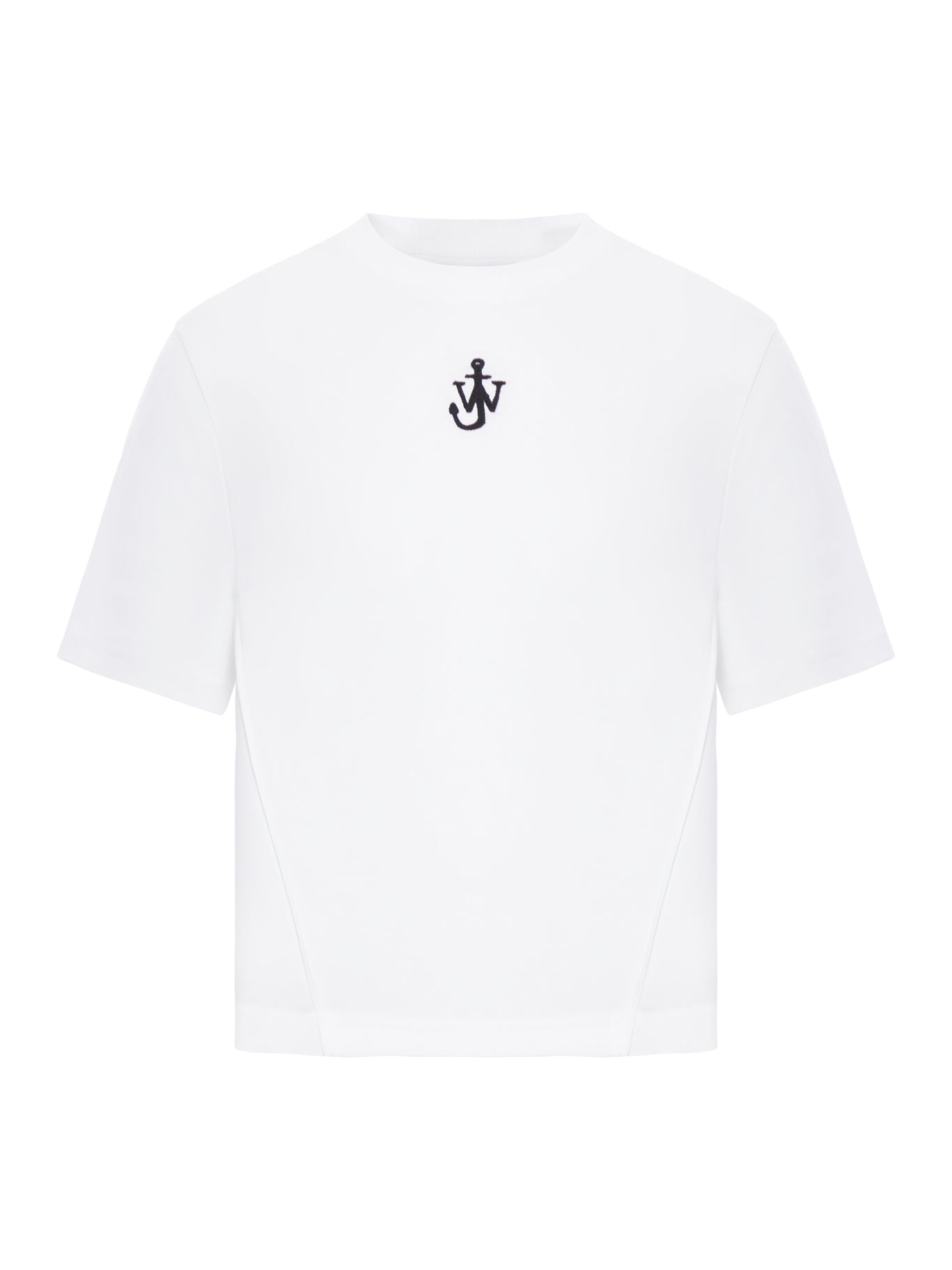 T-SHIRT CORTA A PANNELLI CON RICAMO ANCHOR