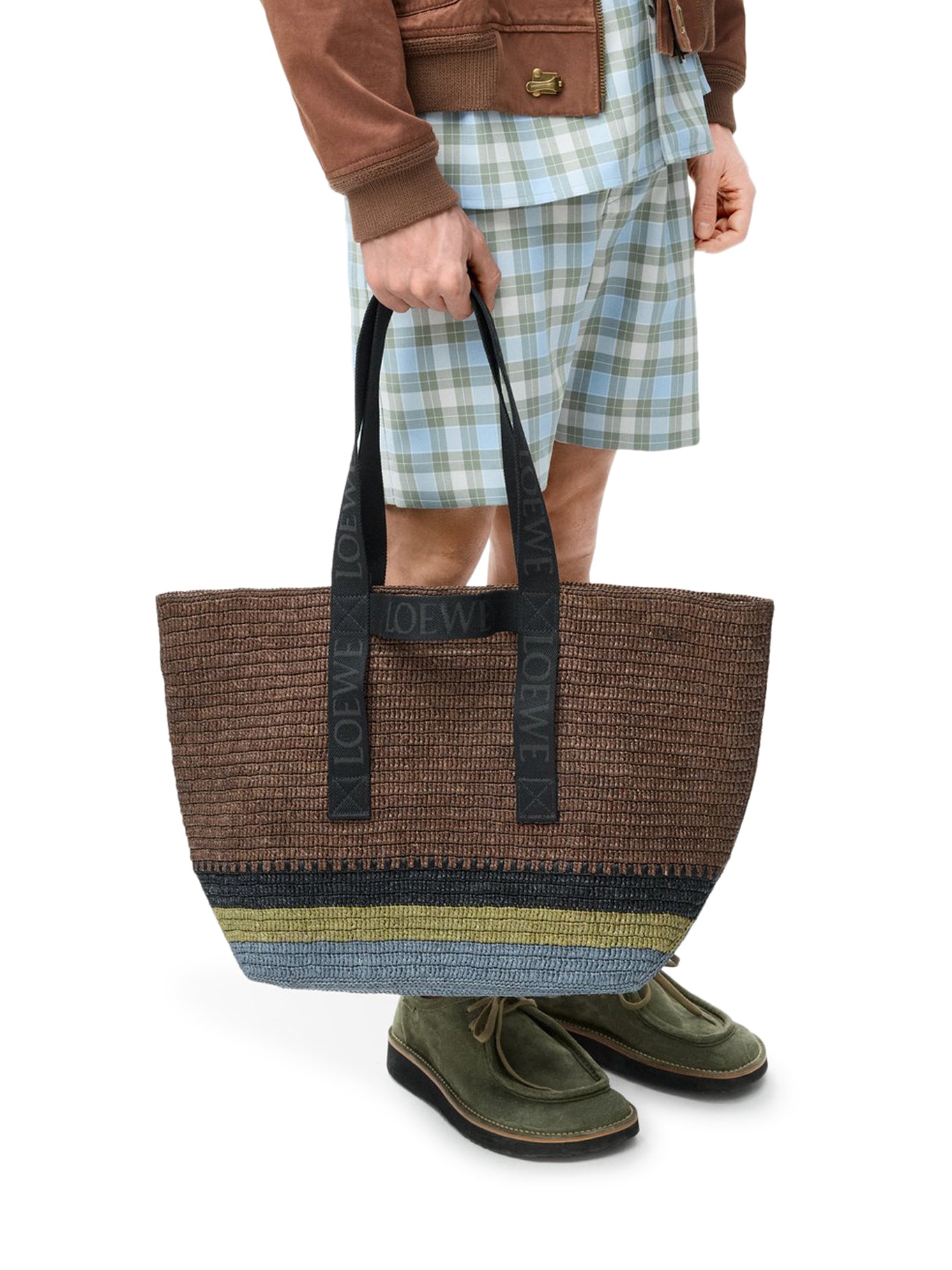 FOLD SHOPPER IN RAFIA