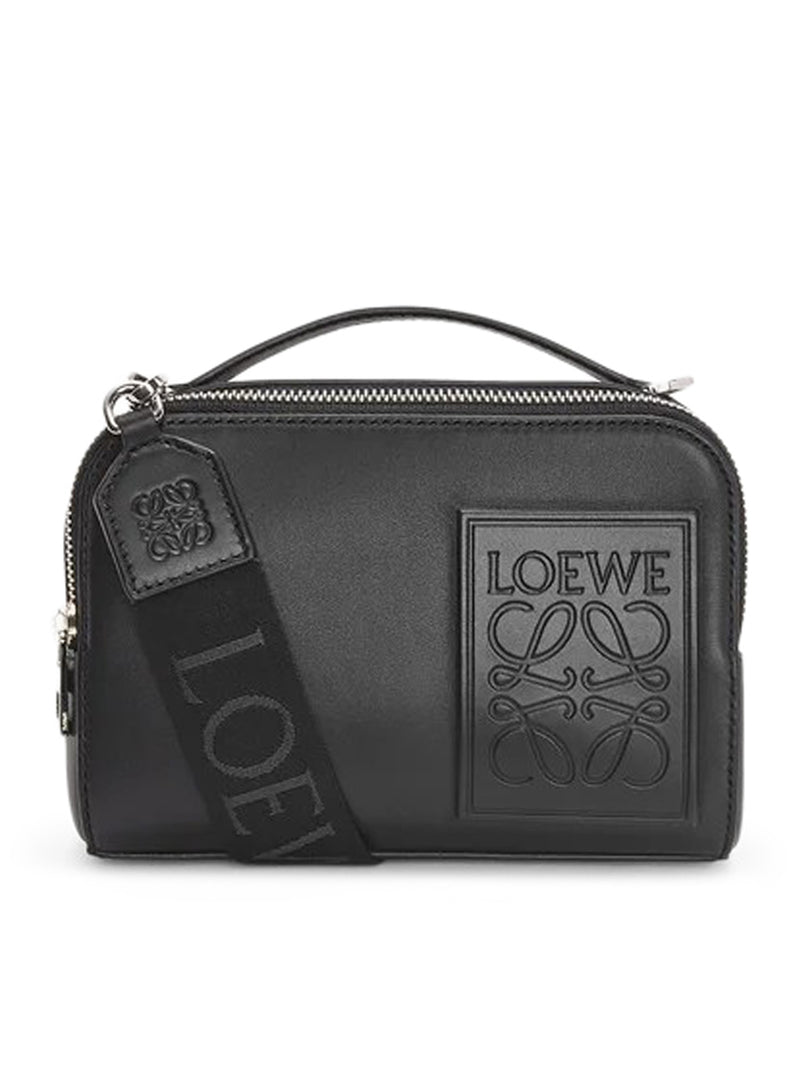 BORSA A TRACOLLA CAMERA MINI IN PELLE DI VITELLO SATINATA