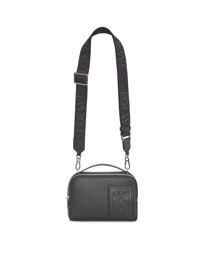 BORSA A TRACOLLA CAMERA MINI IN PELLE DI VITELLO SATINATA