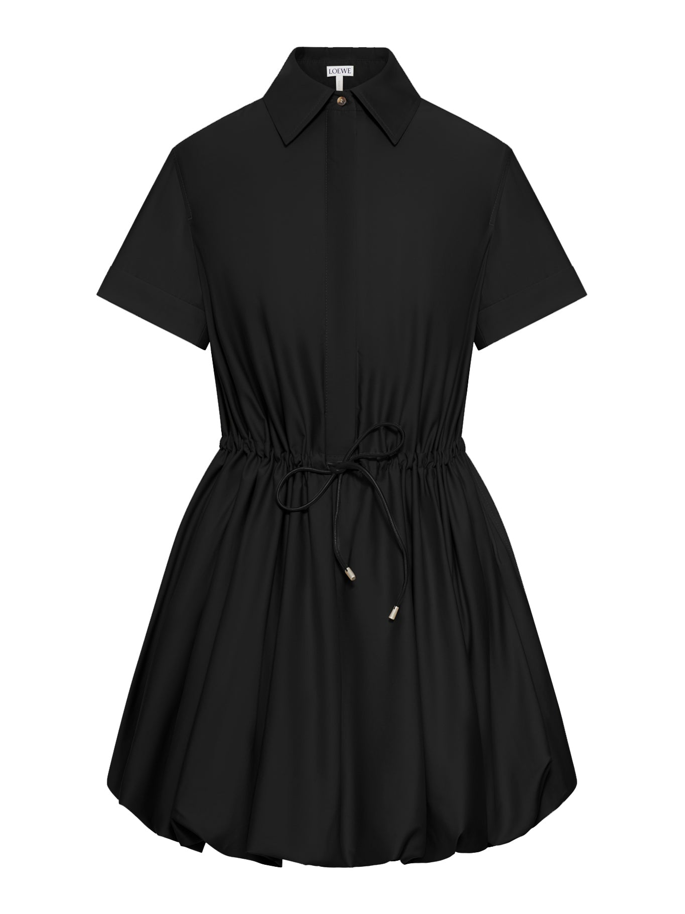 ABITO CON GONNA A PALLONCINO IN COTONE E SETA