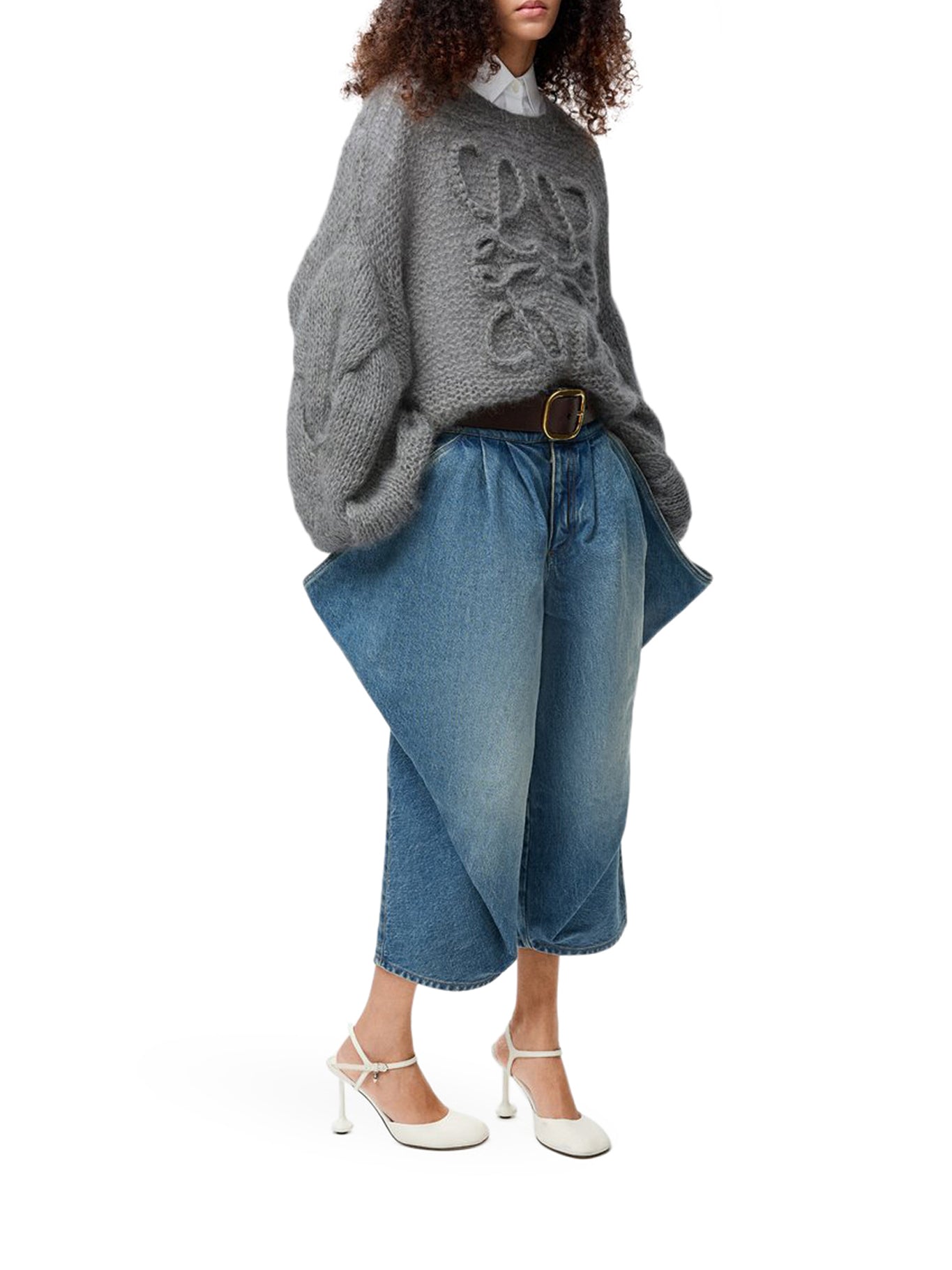 MAGLIONE ANAGRAM IN LANA MOHAIR