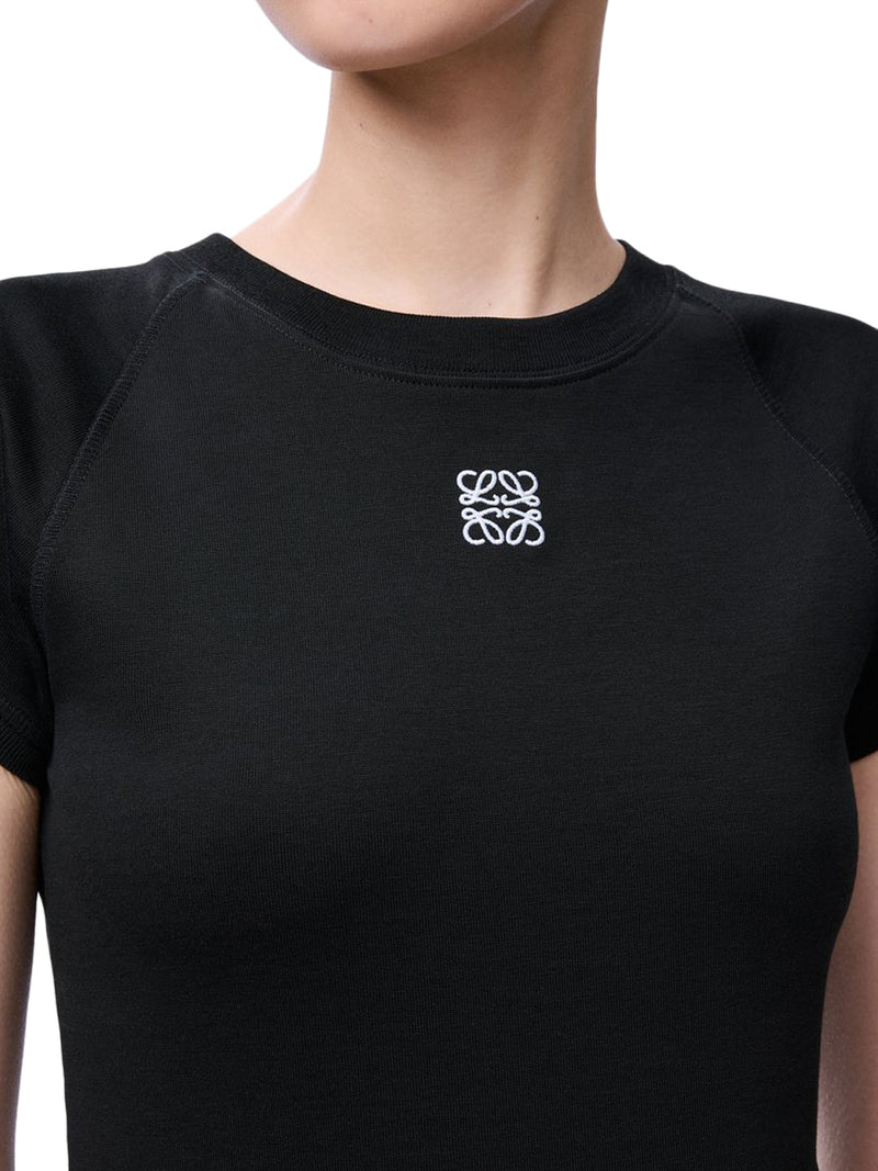 T-SHIRT SLIM FIT IN COTONE CON ANAGRAM