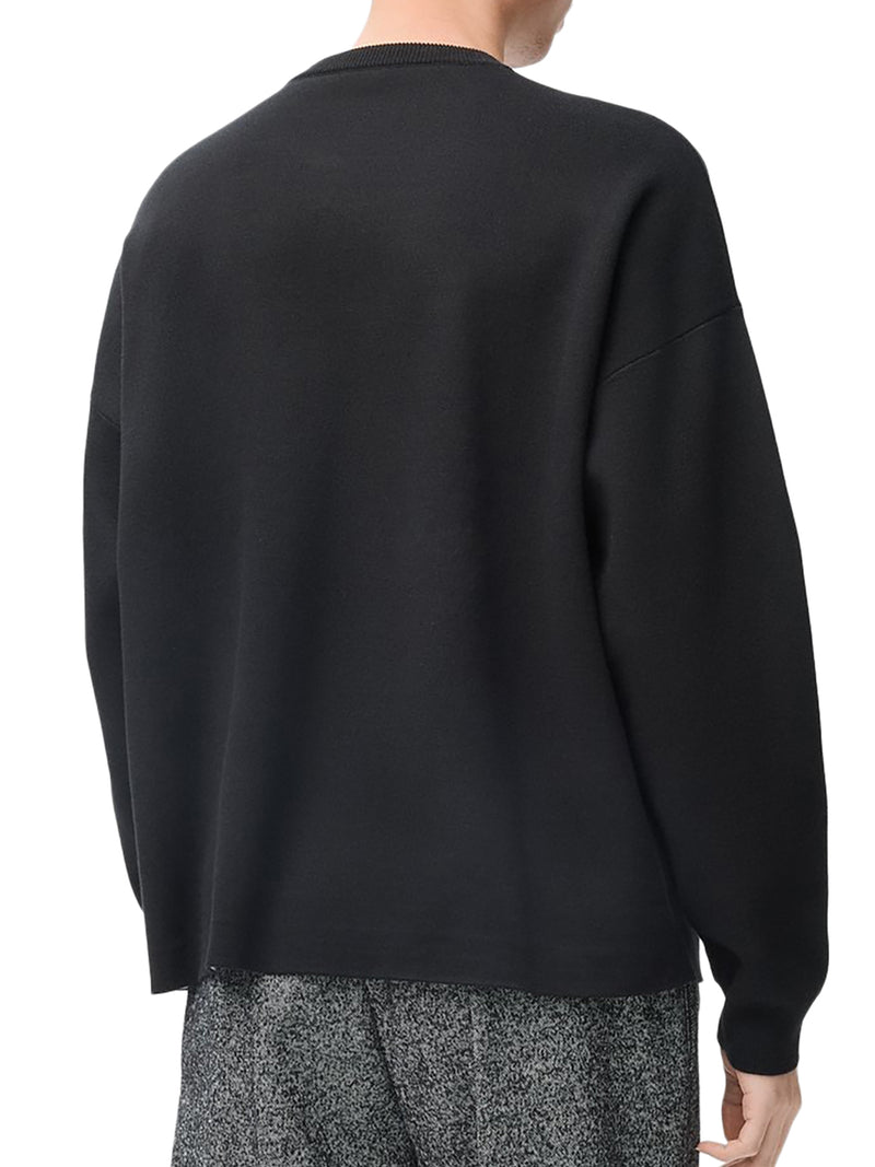 MAGLIONE CON TASCA CON ANAGRAM