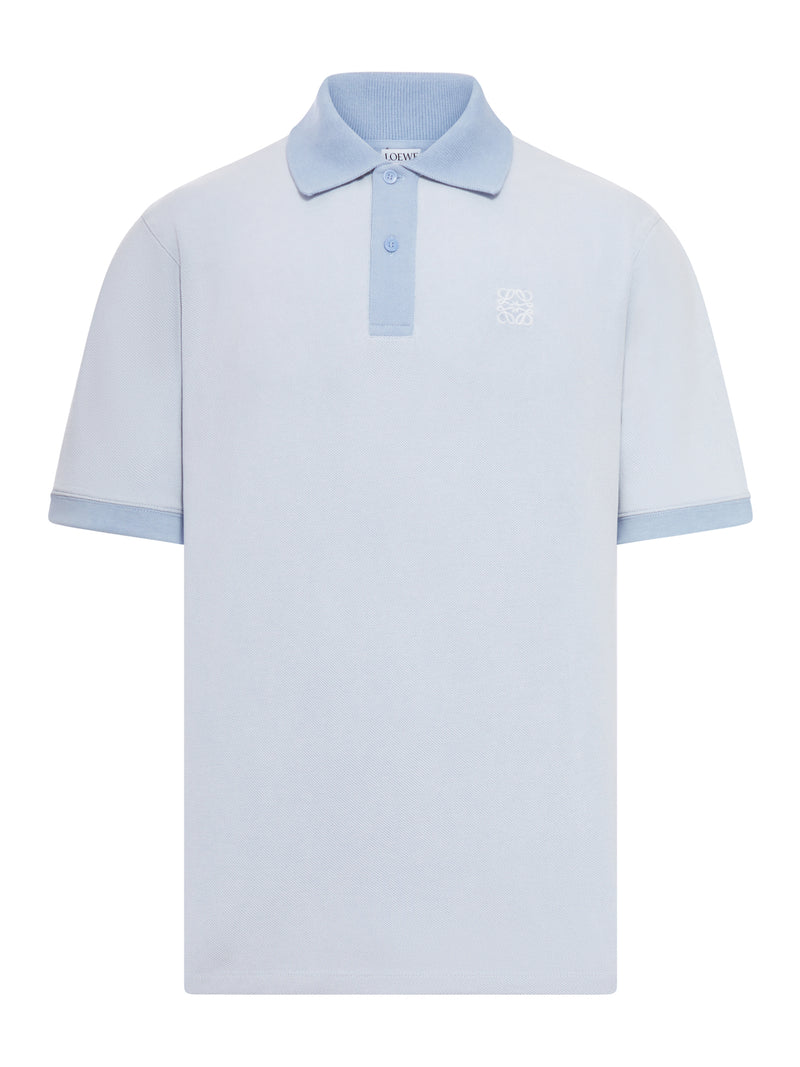 POLO CON RICAMO ANAGRAM IN COTONE