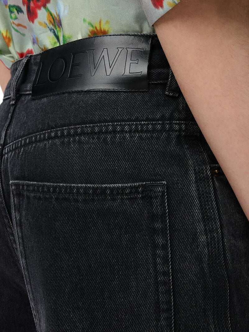 JEANS BAGGY ANAGRAM IN DENIM