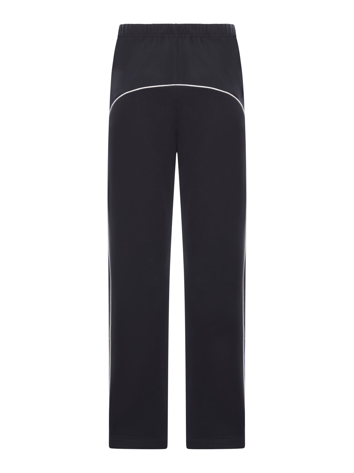 PANTALONI DI TUTA IN PILE CON PROFILI