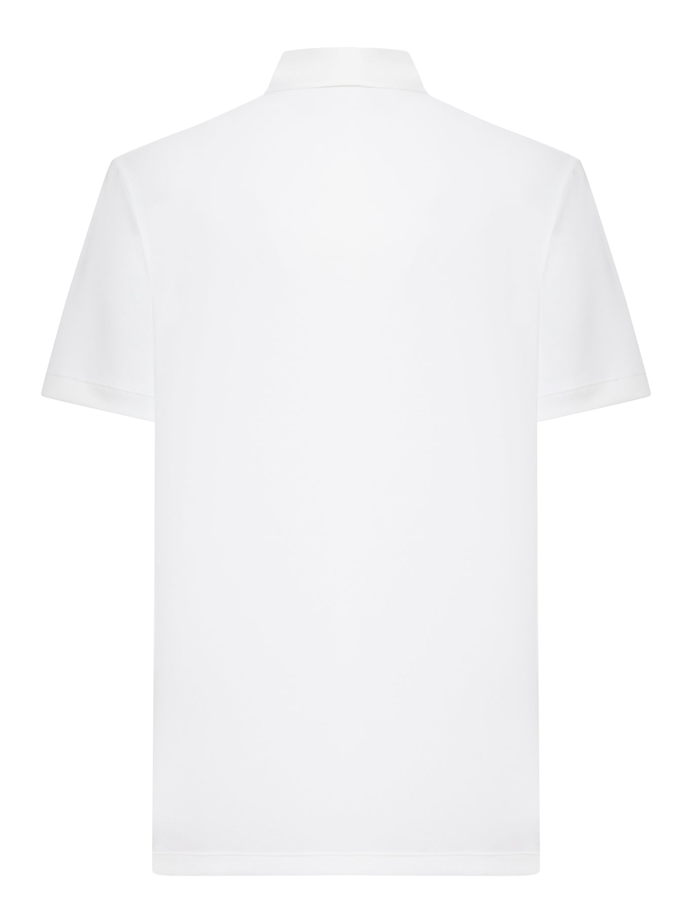 POLO IN COTONE CON LOGO INTERLOCK