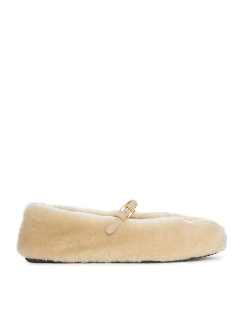 BALLERINE IN SHEARLING