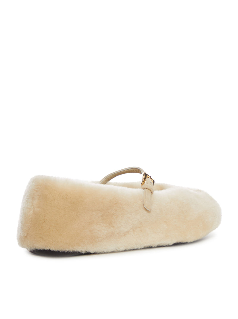 BALLERINE IN SHEARLING