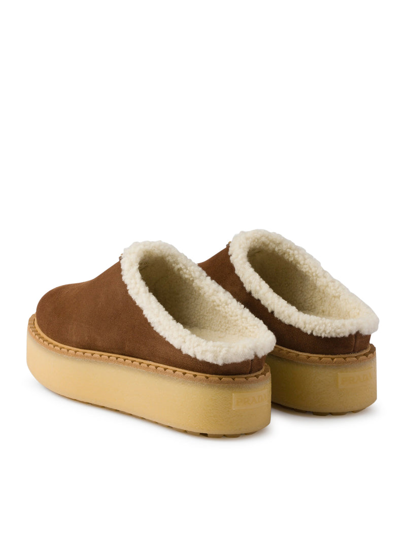 SABOT IN PELLE SCAMOSCIATA