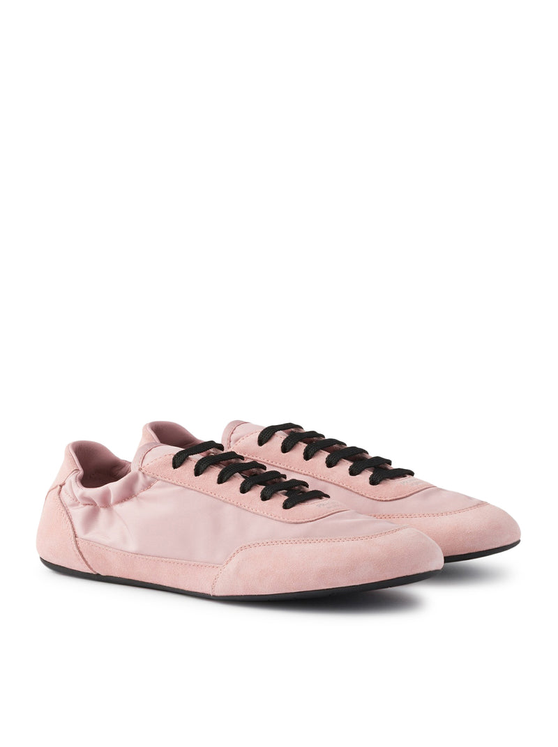 SNEAKERS COLLAPSE IN RE-NYLON E PELLE SCAMOSCIATA