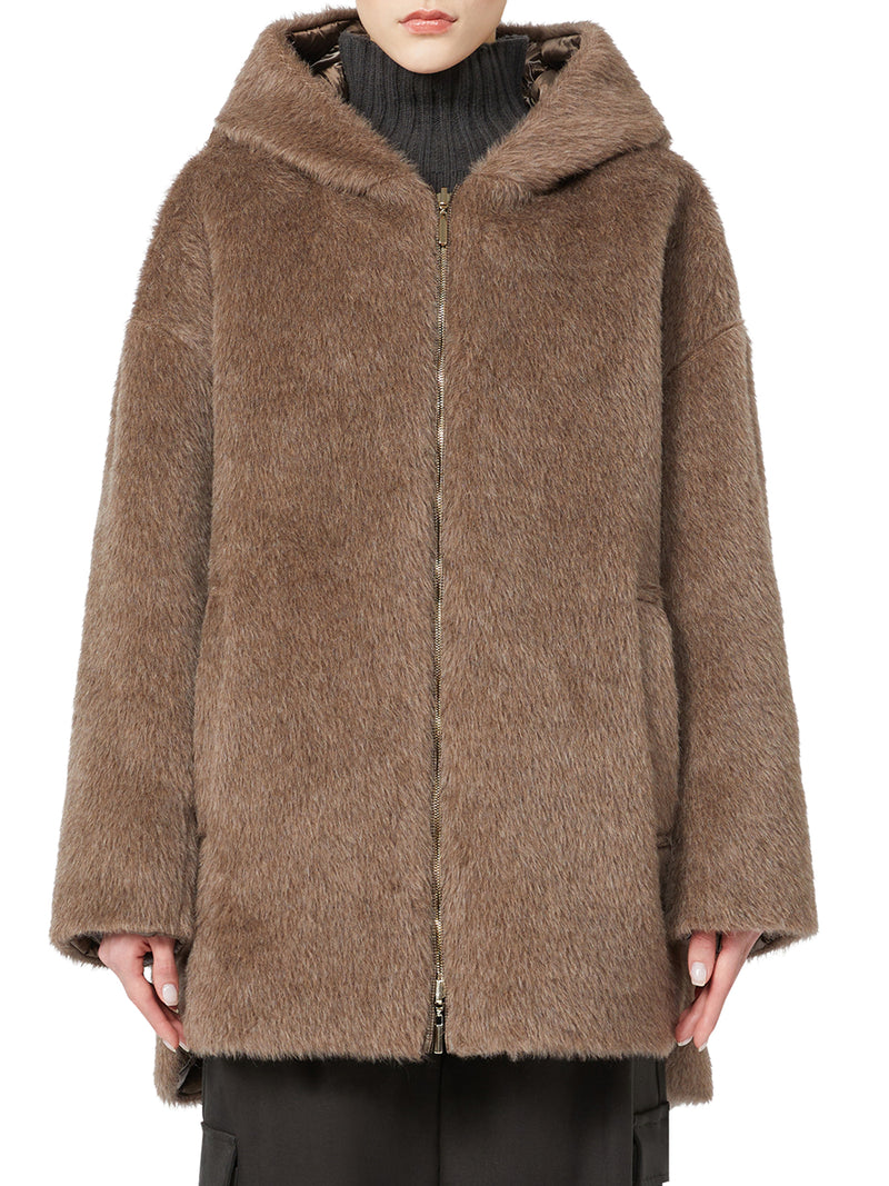 GIACCA MIDI IMBOTTITA REVERSIBILE