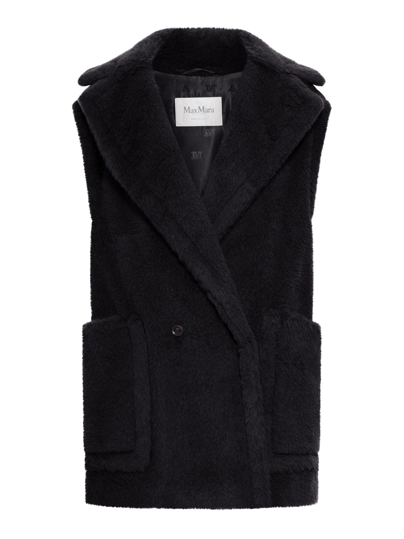 GILET IN TEDDY IN ALPACA E LANA