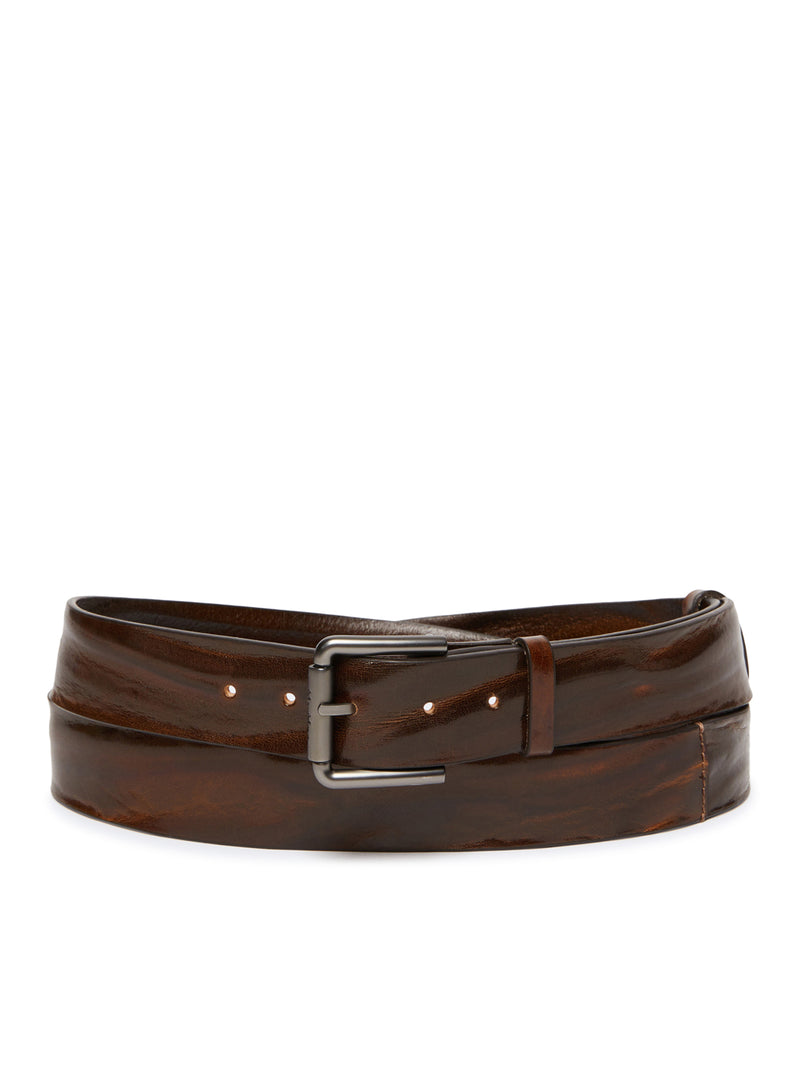 CINTURA LUNGA IN PELLE BUCKLE40XLONG