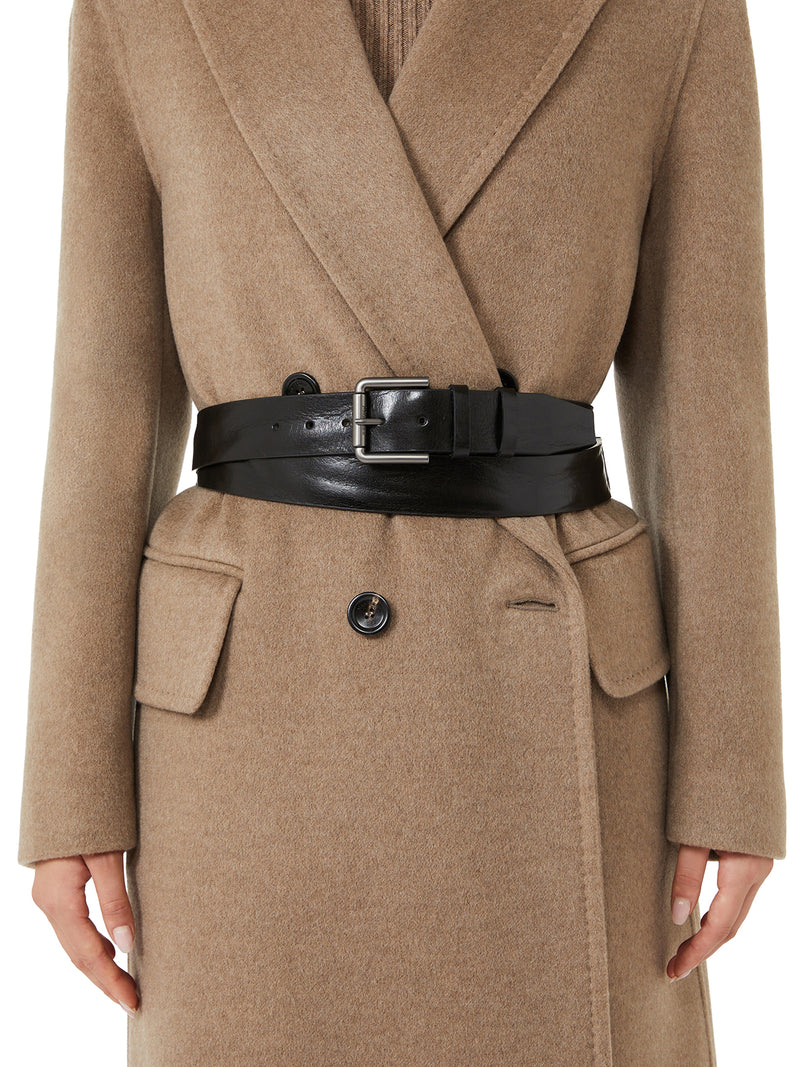 CINTURA LUNGA IN PELLE BUCKLE40XLONG